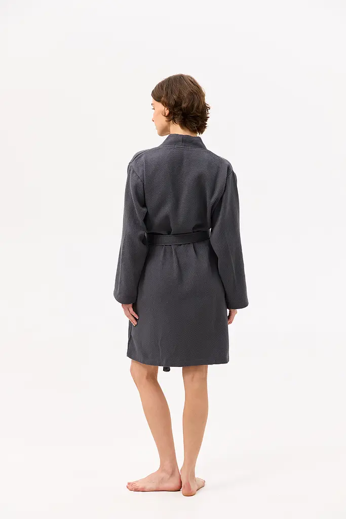 Халат-кимоно Lotus Home - Samma антрацит L/XL - фото 3