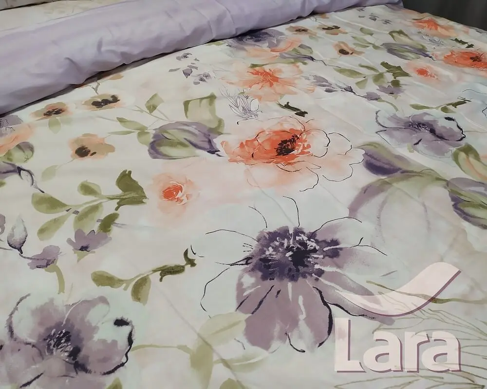 Постільна білизна LARA сатин d13129p полуторна - фото 4