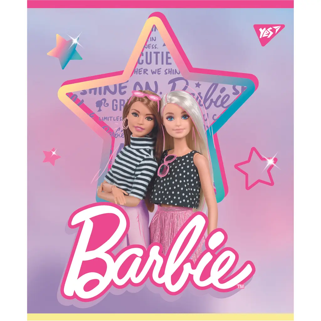 Набор тетрадей Yes Barbie А5 в линейку 18 листов 10 шт. (766825) - фото 4