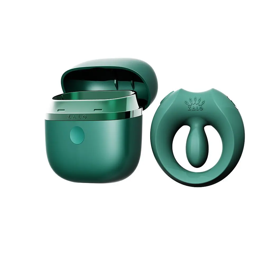 Ерекційне кільце зі смарт-управлінням Zalo Apis Turquoise Green - фото 13
