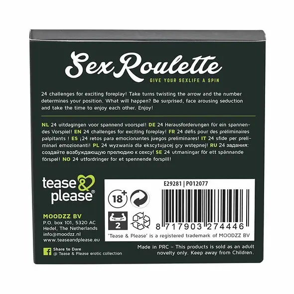 Еротична гра Tease Please Sex Roulette Foreplay - фото 3
