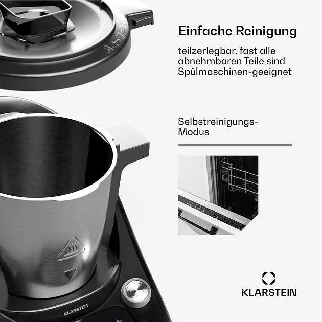 Кухонный комбайн Klarstein Aria Smart 1700 Вт (10045491) - фото 7