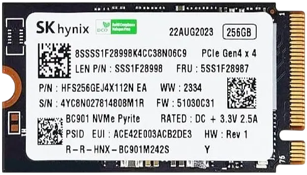 SSD M.2 Накопичувач SK hynix 256GB (HFS256GEJ4X164N) - фото 2