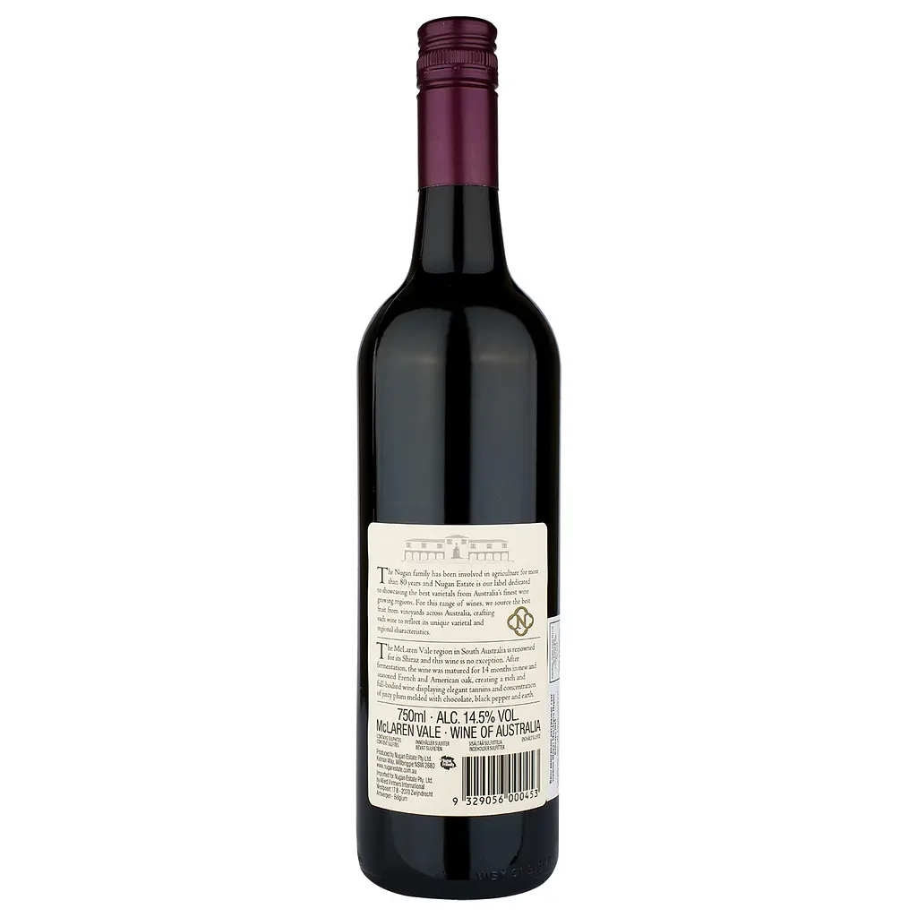 Вино Nugan Estate Shiraz McLaren Parish Vineyard, красное, сухое, 0,75 л (09250) - фото 2