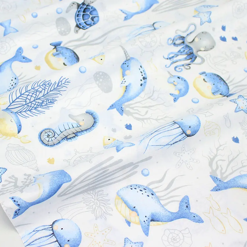 Дитяча постільна білизна в ліжечко BLUE OCEAN COSAS (4822052450611) - фото 8