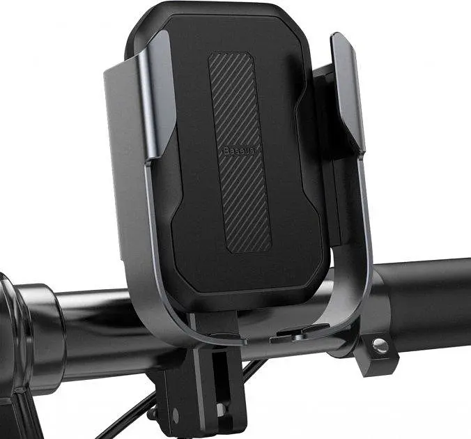 Мото-велотримач для смартфона Baseus Armor Motorcle holder SUKJA-01 Black - фото 5