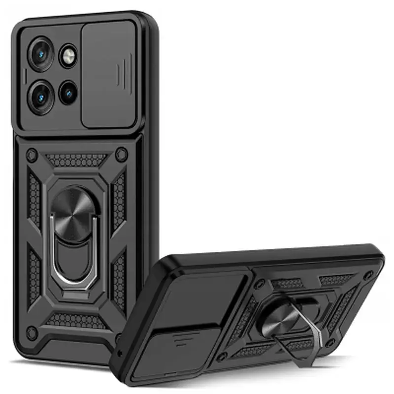 Чохол до мобільного телефона BeCover Military Motorola Edge 50 Neo Black (713051) - фото 7
