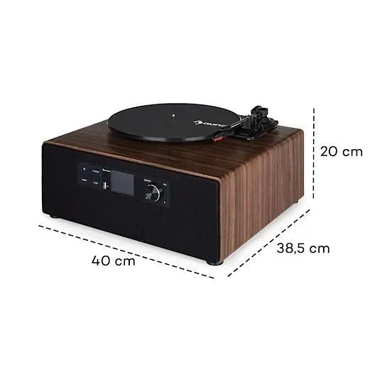 Програвач вінілу Auna Connect Vinyl Cube (10034557) - фото 2