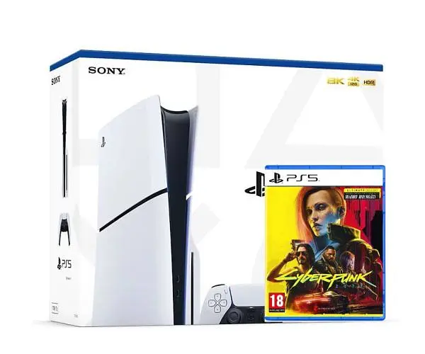 Игровая консоль Sony PlayStation 5 Slim 1 ТБ + Cyberpunk 2077 Ultimate украинские субтитры - фото 4