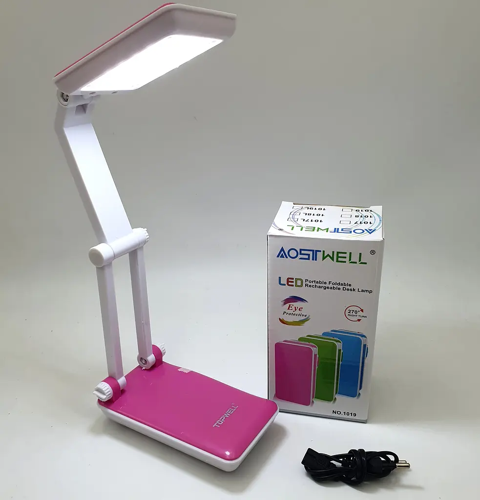 LED-лампа трансформер 30 см сенсорна світлодіодна 2 W настільна акумуляторна 800 mAh TOPWELL 1019 рожева - фото 3