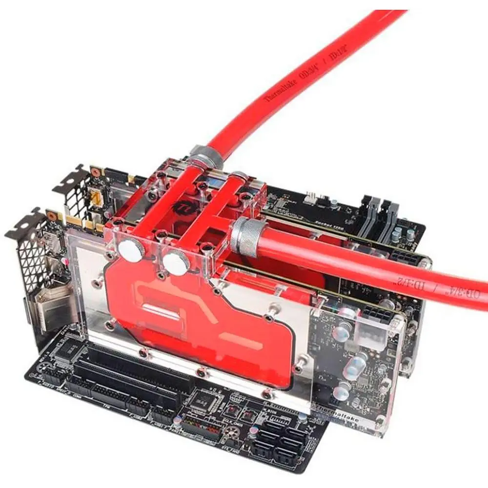 Терминал Thermaltake Pacific VGA Bridge Dual Series 3-Slot Transparent (CL-W136-PL00TR-A) - фото 3