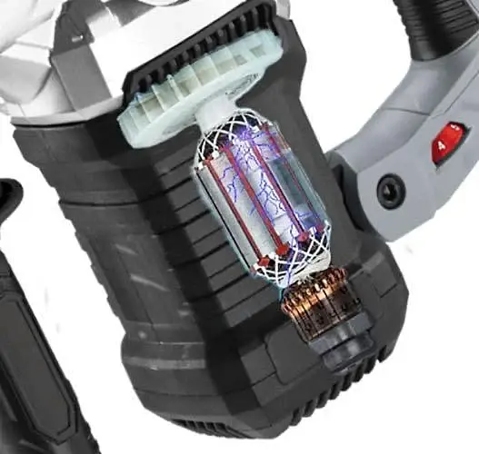 Перфоратор бочковый Луч Профи ПЕ-2300 SDS-plus кейс 6 Дж 2300 Вт 4000 уд/мин 30412 - фото 5