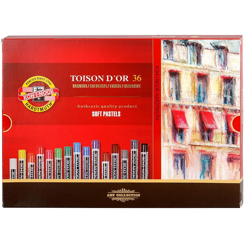 Крейда-пастель Koh-i-Noor Toison Dor 36 кольорів (8515) - фото 2