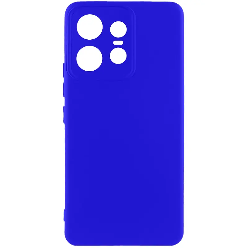 Чохол Silicone Cover Ummi Lakshmi Full Camera (AA) для Motorola Edge 50 Pro Синій / Iris