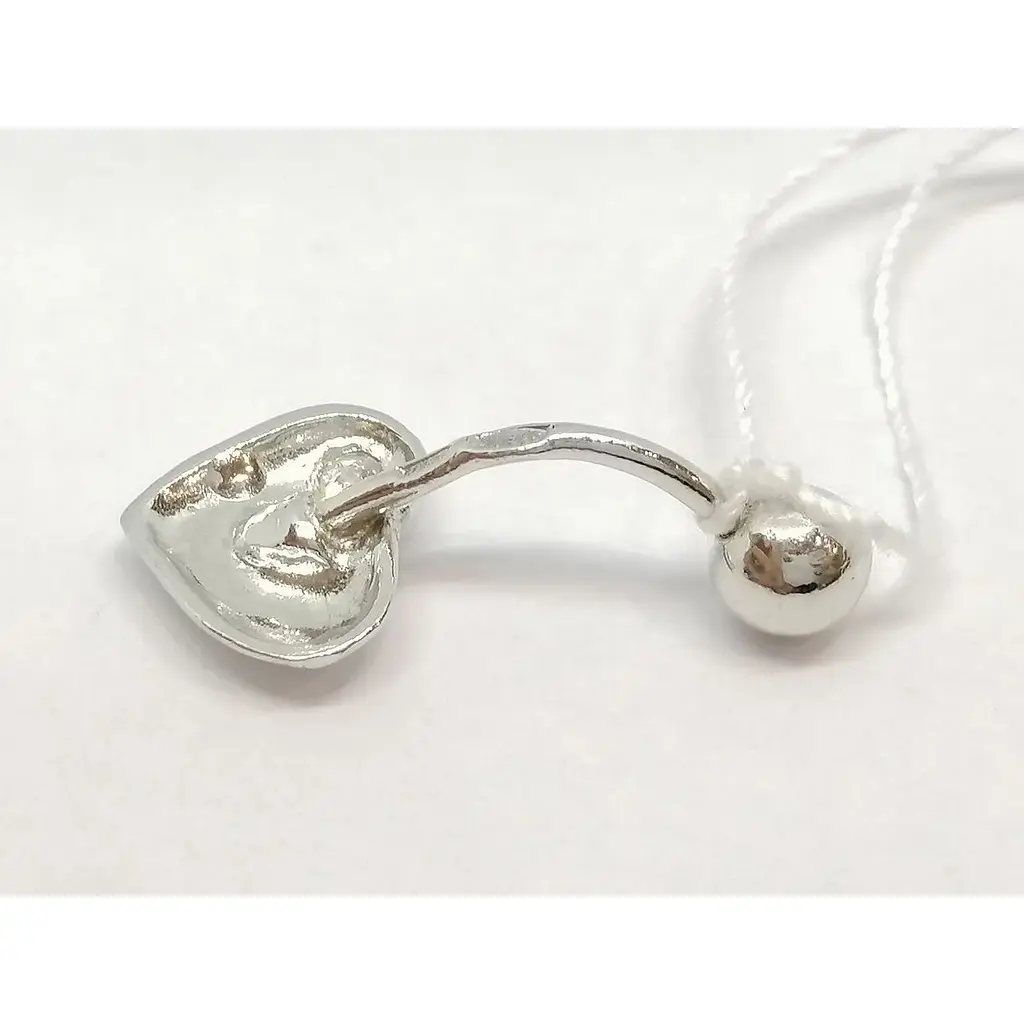 Серебряная серьга для пирсинга пупка Ирий. 6007 - фото 2