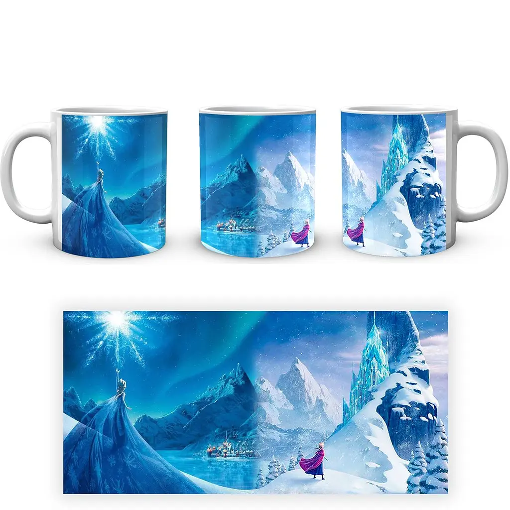 Кружка GeekLand Frozen Холодное Сердце Эльза Анна FZ.002.08 330 мл белая - фото 4