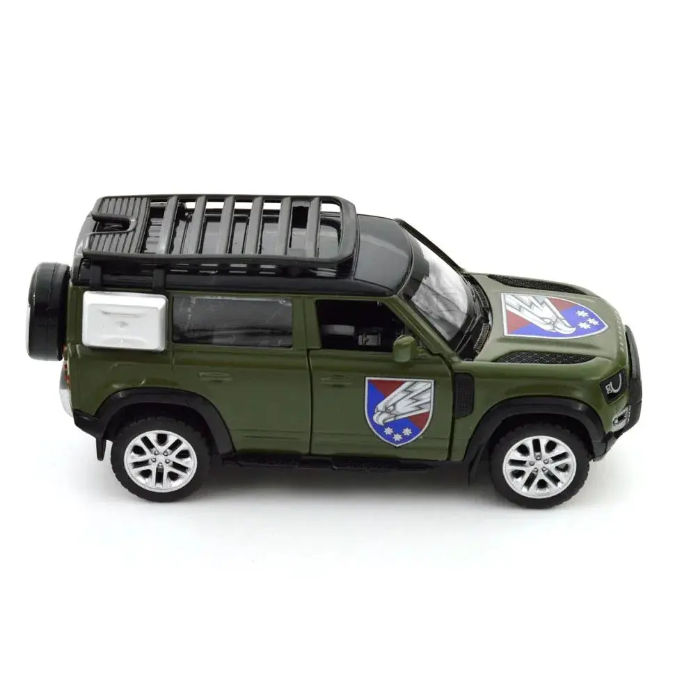 Автомодель серії Шеврони Героїв Land Rover Defender 110 25 ОПДБр TechnoDrive 250289M - фото 4