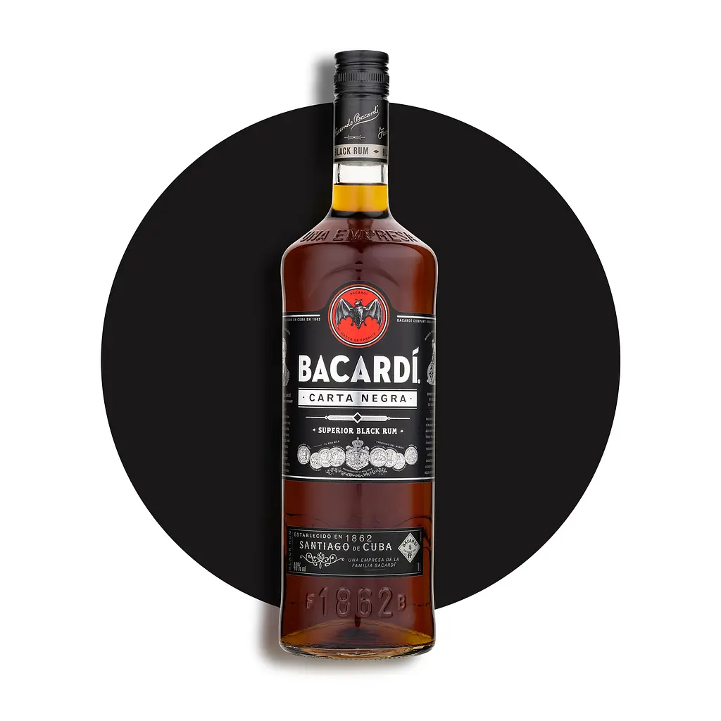 Набор: Ром Bacardi Carta Negra 40% 1 л + Спиртной напиток на основе рома Bacardi Spiced 40% 1 л - фото 3