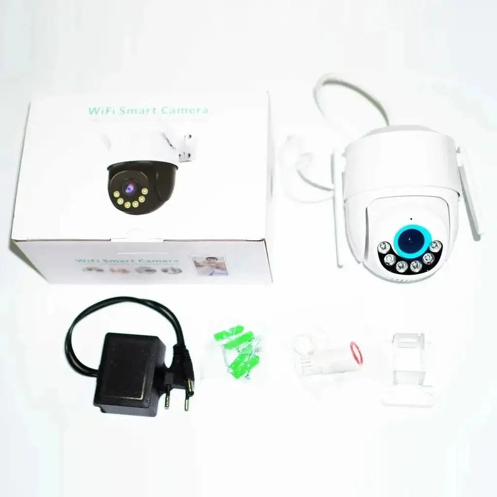 IP камера відеоспостереження RIAS N806 (iCSee APP) Wi-Fi 2MP вулична з віддаленим доступом White - фото 6