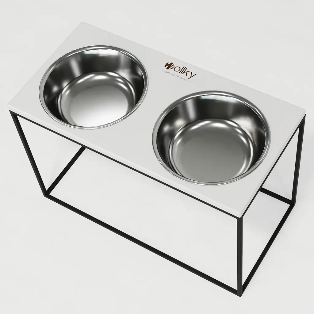 Hollky Base XXL40 — миски на підставці для дуже великих собак (2 × 2,8 л) - фото 6