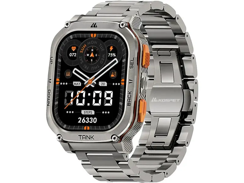 Смарт-годинник KOSPET Tank M3 Ultra SE Silver