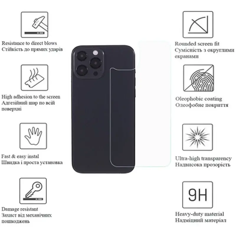 Скло захисне Drobak back panel Apple iPhone 14 Plus (535321) - фото 4