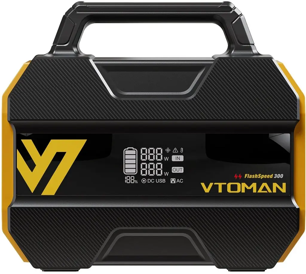 Зарядна станція Vtoman FlashSpeed 300 (230 Вт/г) 300W, DC/PD In, MPPT, LiFePo4 (FlashSpeed 300) - фото 8