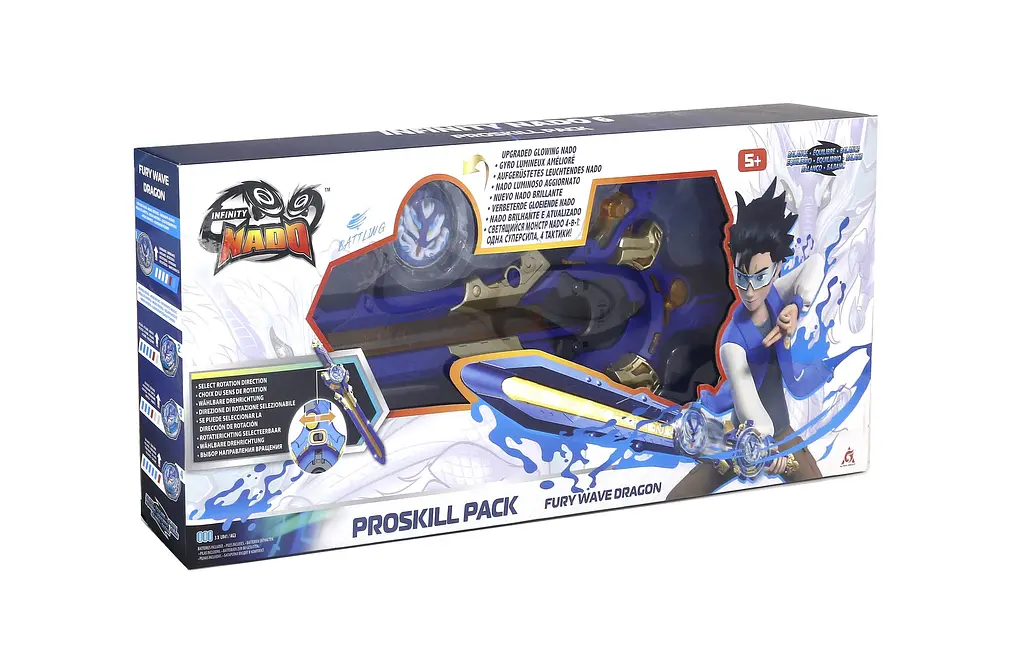 Дзиґа Auldey VI Proskill Pack Лютий Дракон Fury Wave Dragon Infinity Nado det0018435 - фото 3