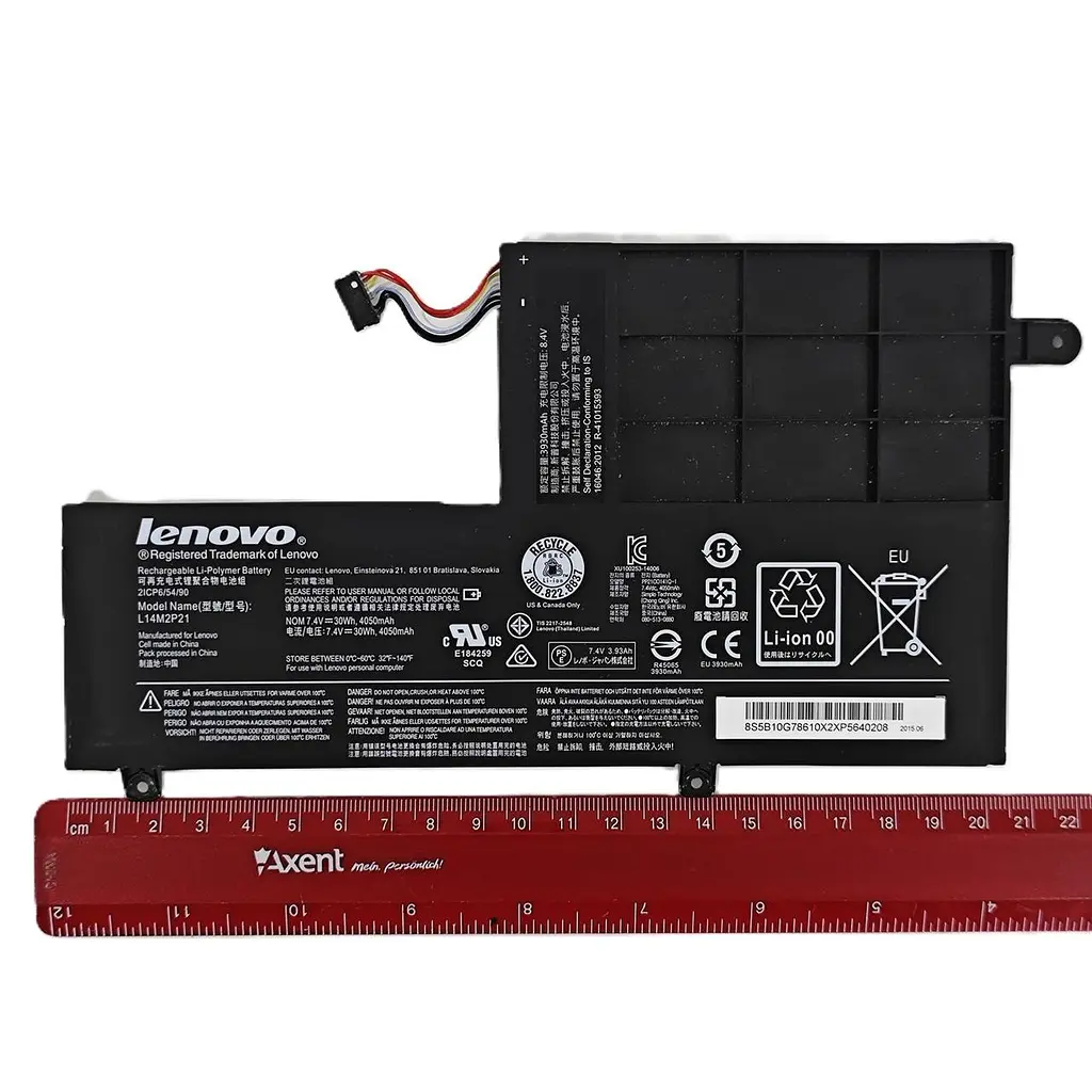 Акумуляторна батарея Lenovo Yoga 500-14IBD Touch S340-14API C340-14API (L14M2P21) 10-20% Б/В - фото 3
