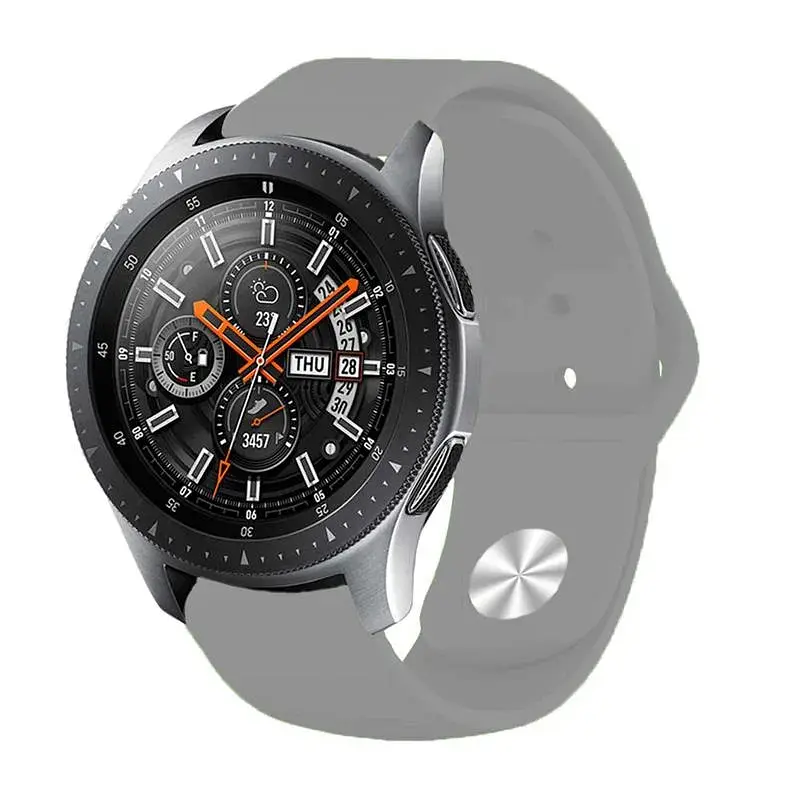 Силіконовий ремінець BeCover для Amazfit Stratos 1/2/2S/3/GTR 2/GTR 47mm/GTR Lite 47mm/Nexo/Pace Gray (706380) - фото 4