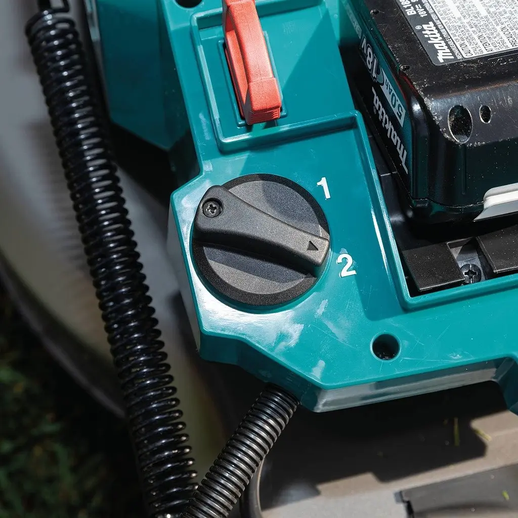 Газонокосарка акумуляторна Makita DLM530Z (53 см, 20-100 мм, 70 л, BL, LXT, без акумуляторів та зарядного пристрою) - фото 5