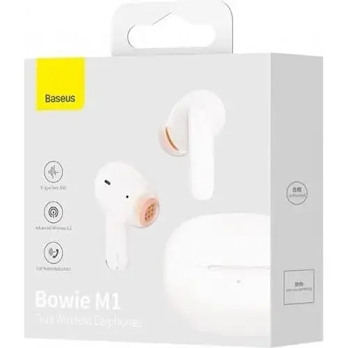 Бездротові навушники Baseus Bowie M1 True Wireless Earphones білі NGTW270102 - фото 5