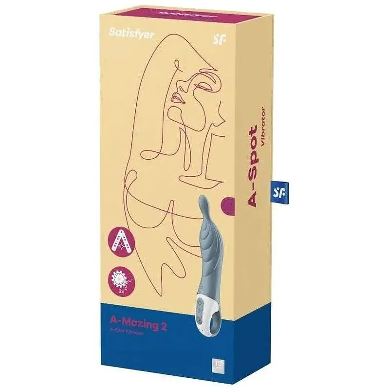 Вібратор для точки А Satisfyer A-Mazing 2 Grey - фото 4