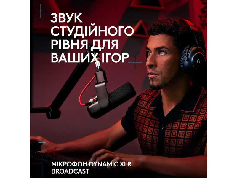 Мікрофон студійний/ для ПК Logitech G Yeti Studio Active Dynamic XLR White (988-000566) - фото 2