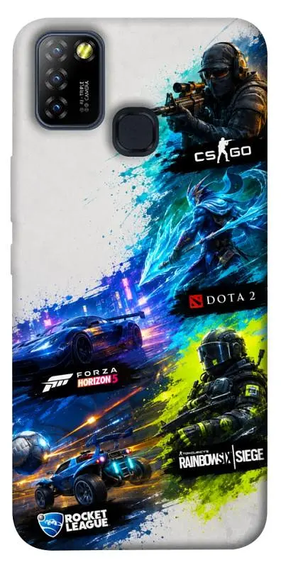 TPU чохол Demsky Full Throttle для Infinix Hot 10 Lite