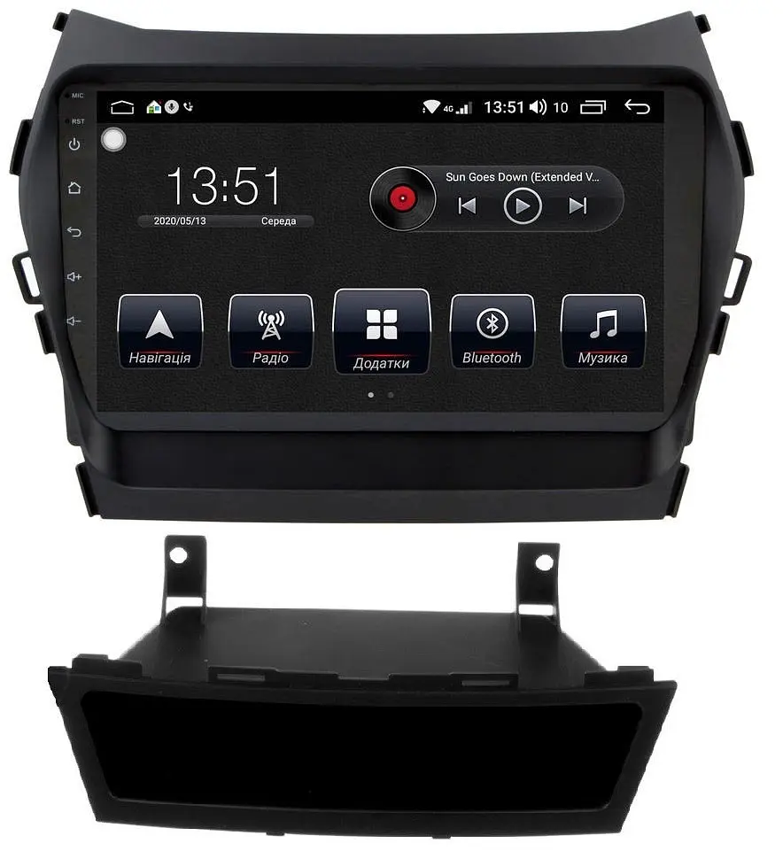 Автомагнітола штатна 9 Android 10.1 XPRO для Hyundai Santa Fe 2012-2014 / IX45 2013-2017 (MER-14149_6215) - фото 11