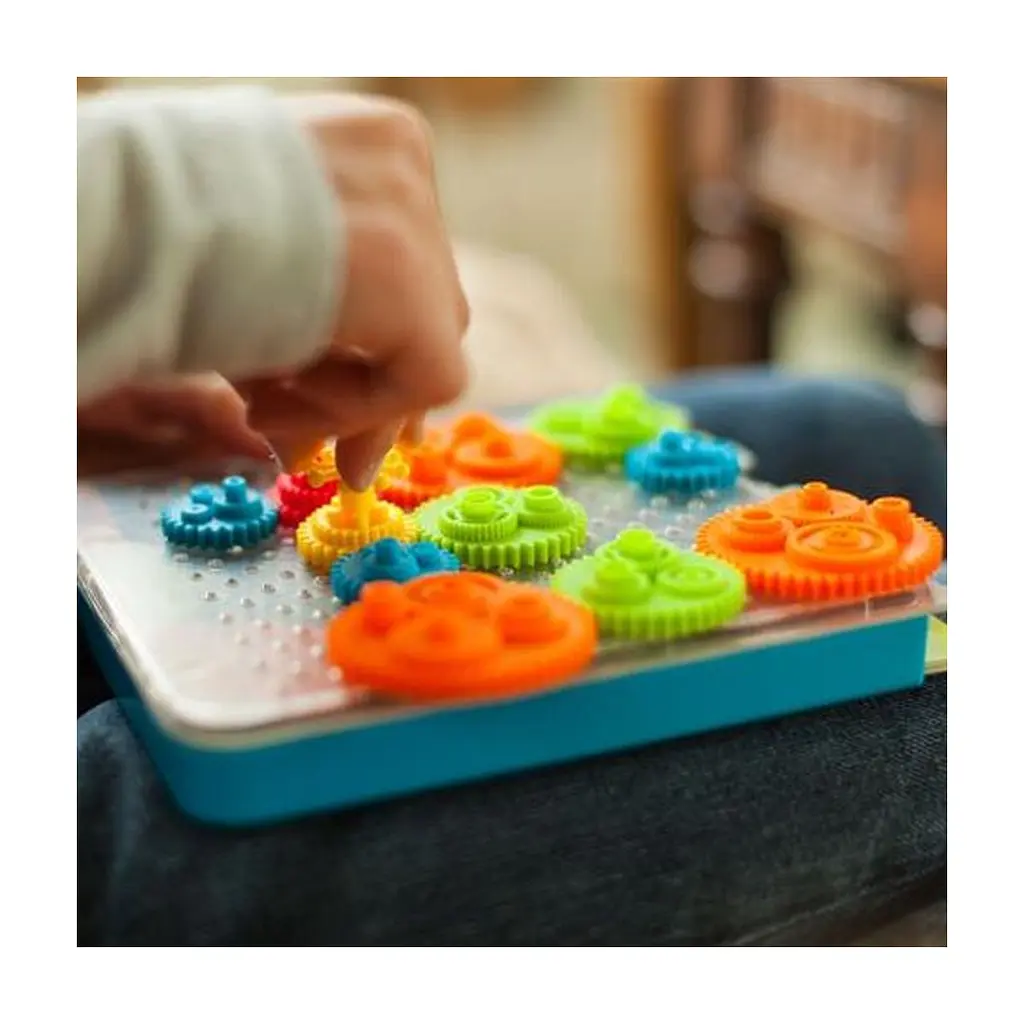 Ігровий набір Fat Brain Toys Різнокольорові шестерінки Crankity (F140ML) - фото 5