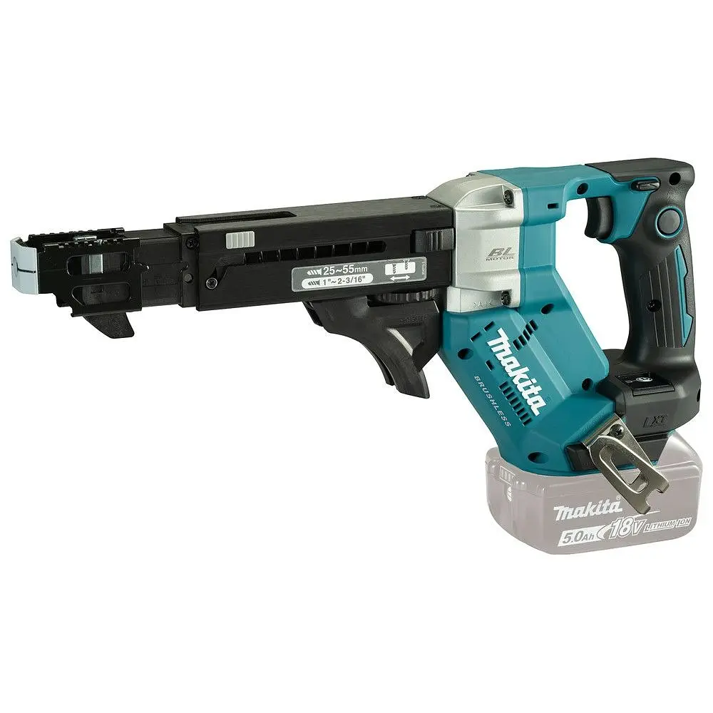 Шурупокрут акумуляторний магазинний з автоматичною подачею Makita DFR551Z (40 Нм, 1/4", BL, LXT, без акумуляторів та зарядного пристрою) - фото 2