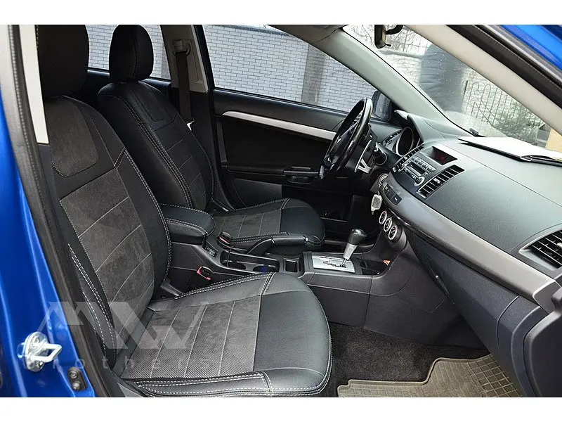 Авточохли модельні MW Brothers для Mitsubishi Lancer X Sportback c 2008 - фото 6