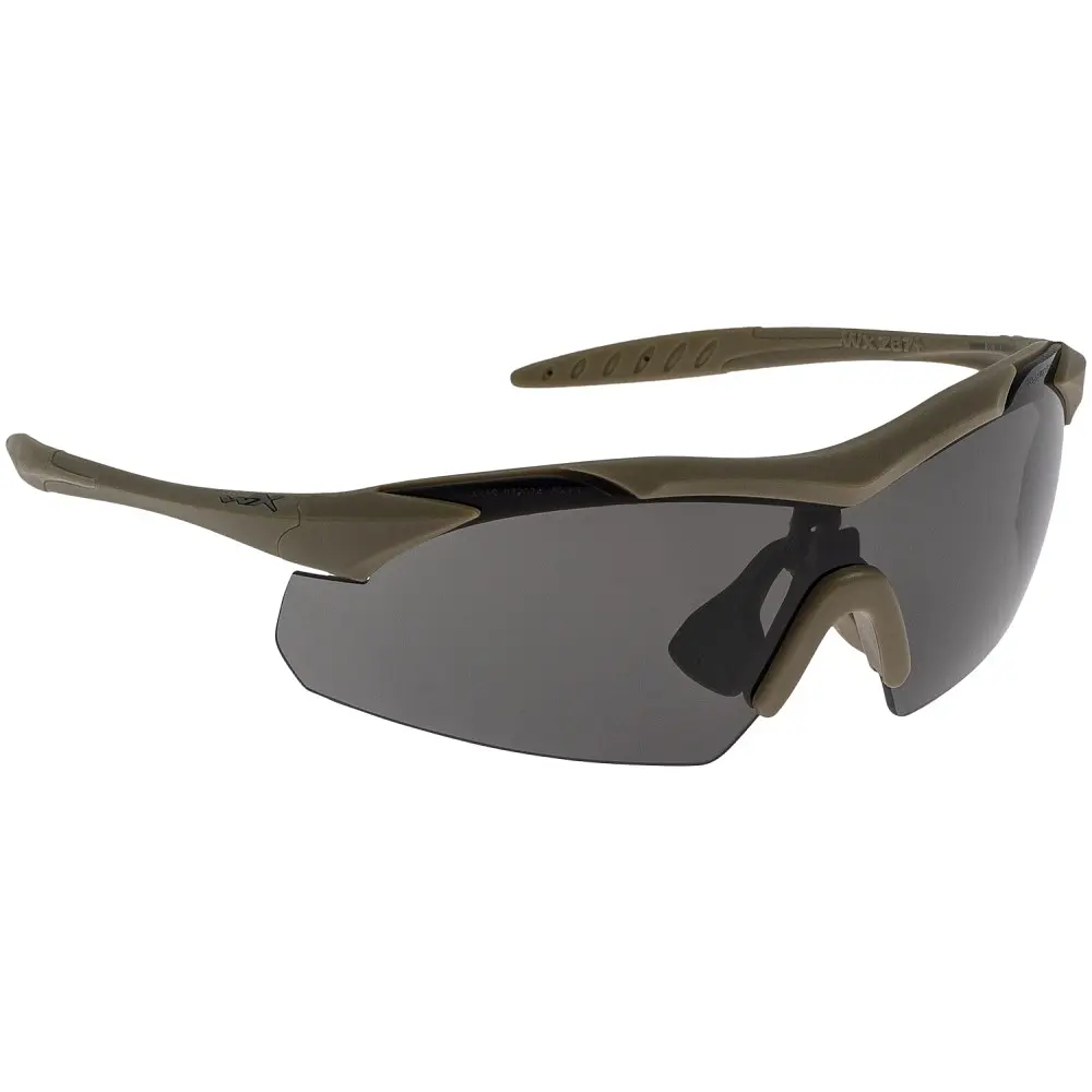 Очки баллистические Wiley X WX Vapor 2.5. 3 линзы (Grey/Clear/Light Rust) оправа Tan - фото 2