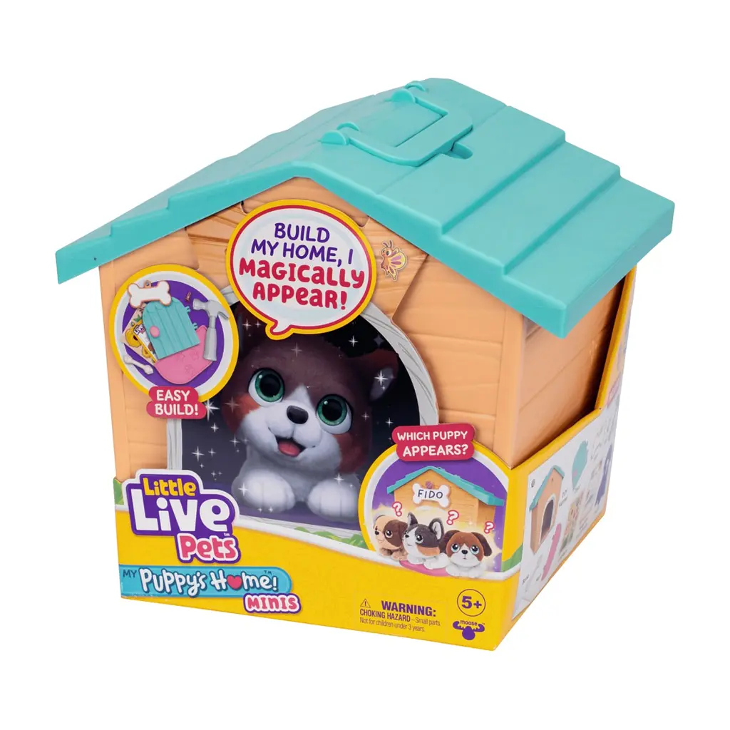 Мягкая игрушка Moose Little Live Pets Дом с сюрпризом мини оранжевый (26616) - фото 7