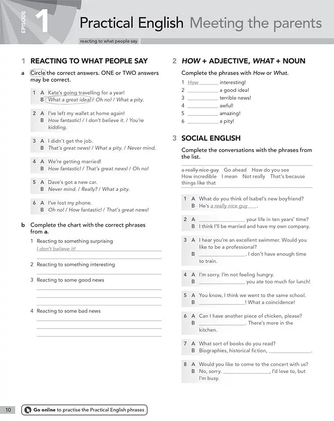 English File (4th Edition) Intermediate Workbook with key - фото 8