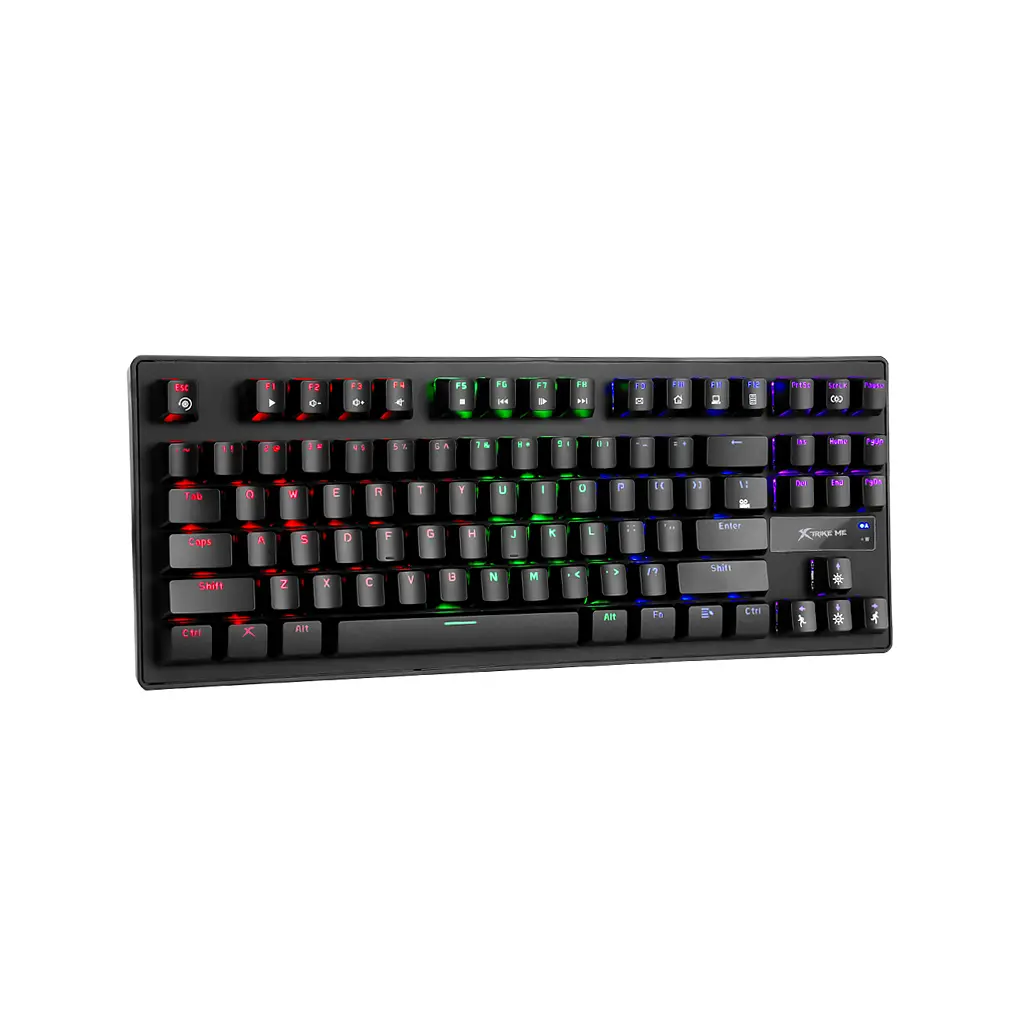 Клавіатура Xtrike ME GK-979 5 colors-LED Mechanical Red Switch USB Black (GK-979) - фото 2