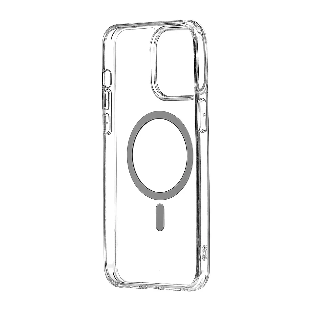Чохол Silicone Clear Case with MagSafe iPhone 15 Pro Max Transparent - фото 2