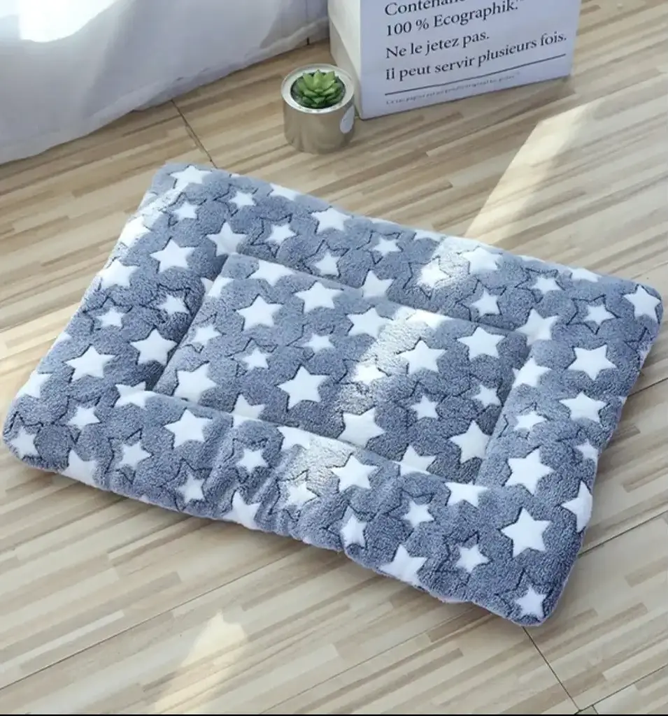 Плед для тварин Soft Pet Bed Cushion 70х90 см Blue W Star - фото 6