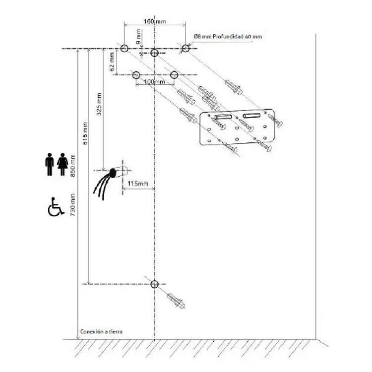 Сушарка для рук Genwec Bladeflow 2 GW01 18 04 01 - фото 2