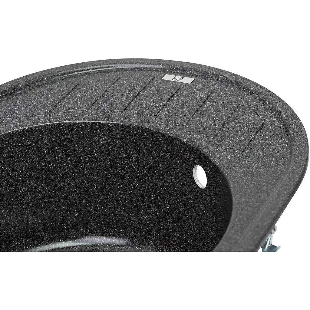 Кухонна мийка Lidz 620x500/200 GRF-13 графіт (LIDZGRF13620500200) - фото 3