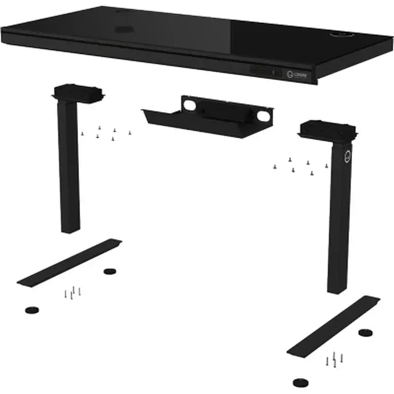 Комп'ютерний стіл Lorgar PRO 80G Glass Black (LRG-DP80G) - фото 4