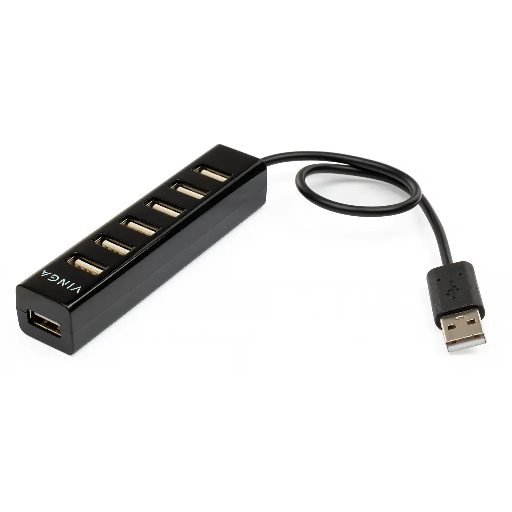 Концентратор Vinga USB2.0 to 7*USB2.0 HUB (VHA2A7) - фото 2
