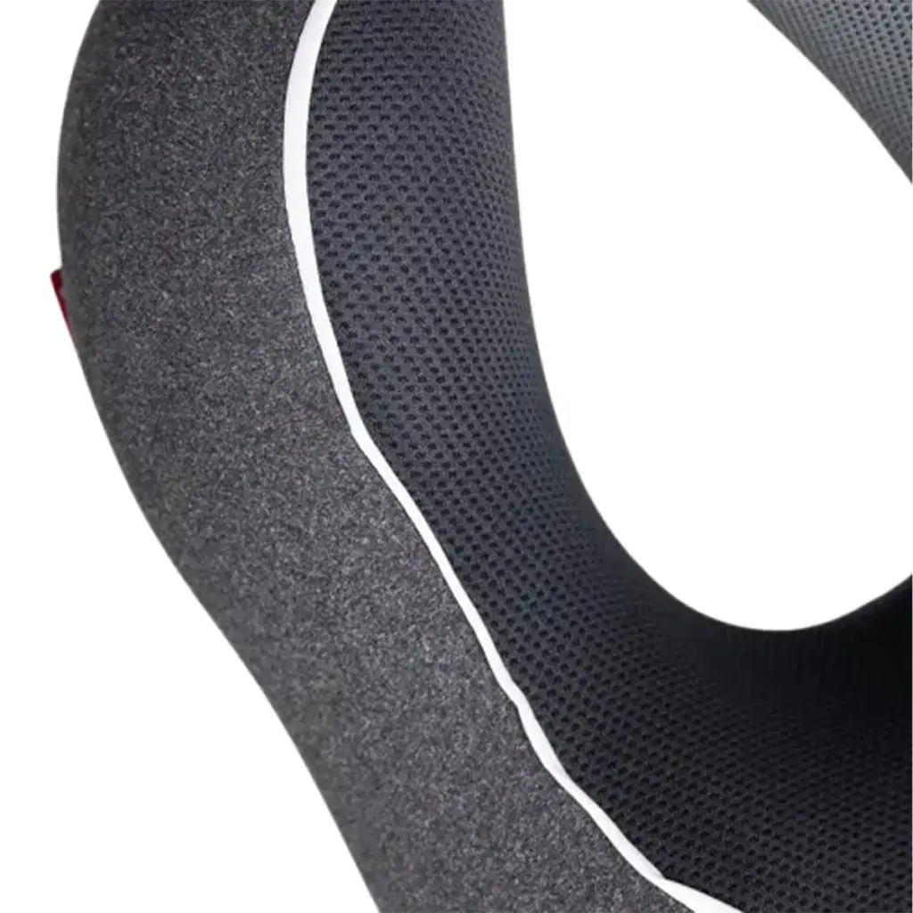Подушка для шиї Yiwu Camelback U-подібна Memory Foam 28х28х18 см темно-сіра - фото 3